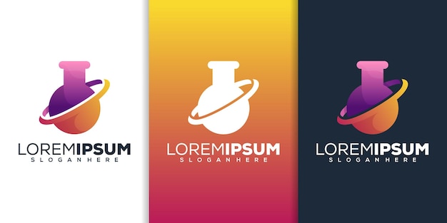 Modern lab logo design