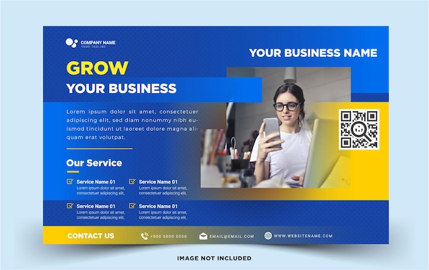 Modern Landscape banner template business