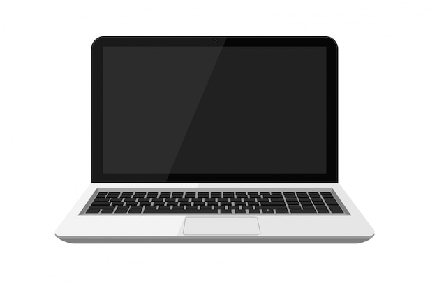 Vector modern laptop design