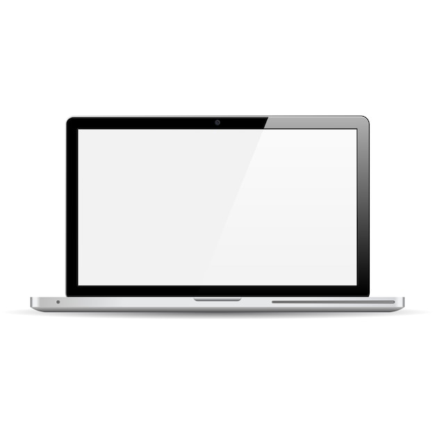 Vector modern laptop