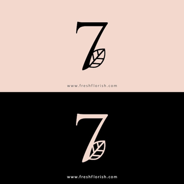 Modern Letter 7 Florish Logo