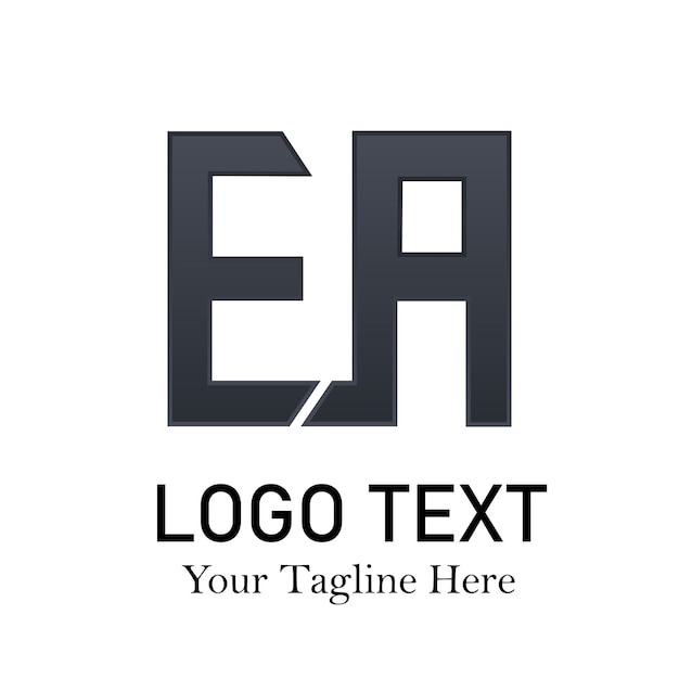 Vettore moderno concetto vettoriale di progettazione del logo della lettera c e a
