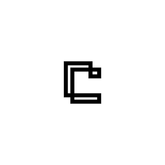 Modern Letter C logo vector design template