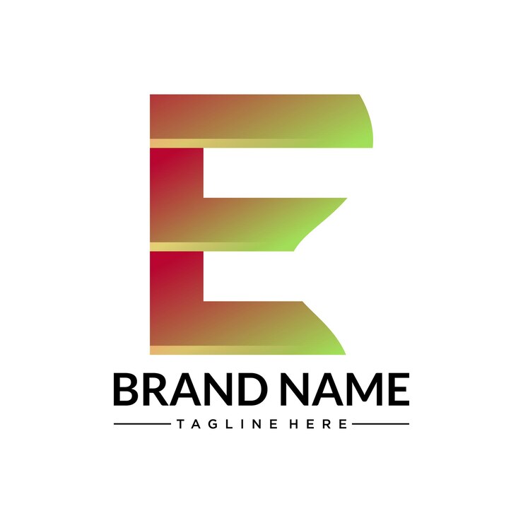 Modern Letter E Logo Design