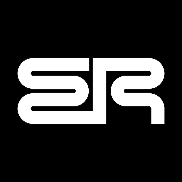 Современный дизайн логотипа Letter ER