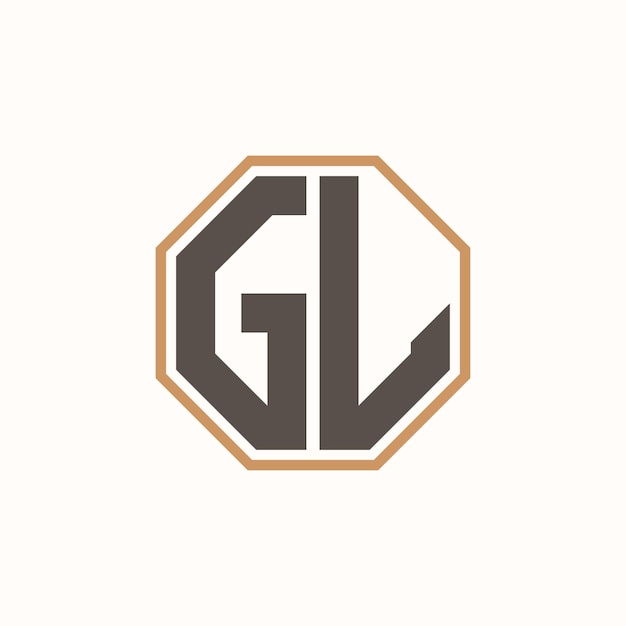 Modern Letter GL Logo for Corporate Business Brand Identity Creative GL Logo Design