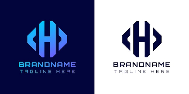 Modern Letter H Arrow Logo Suitable for any business related to Arrow with H initials