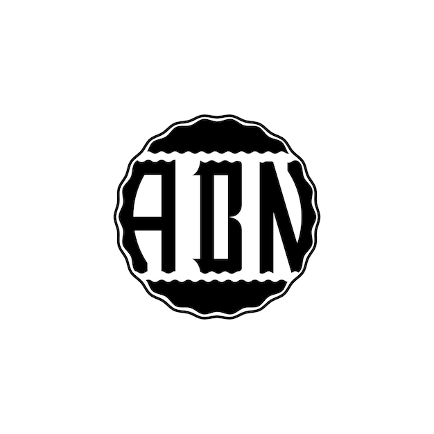 Современный буквенный логотип «ABN»