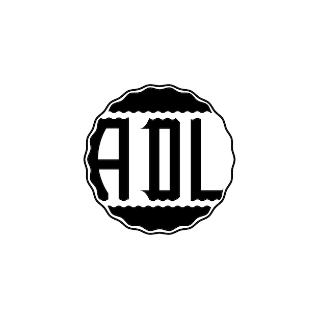 モダンレターロゴ「ADL」