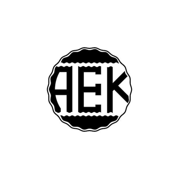 Modern Letter Logo 'AEK'