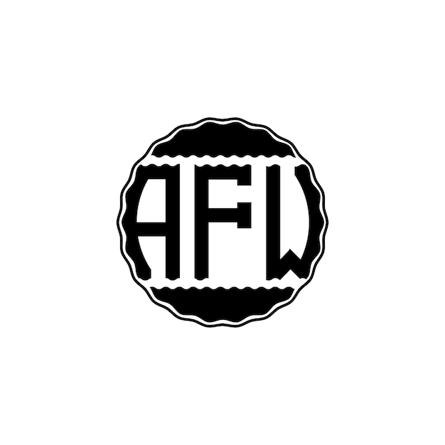 Modern Letter Logo 'AFW'