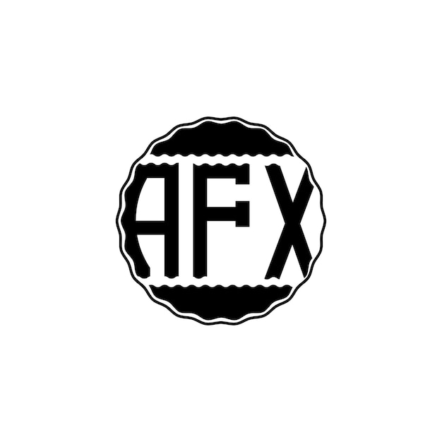 モダンレターロゴ「afx」