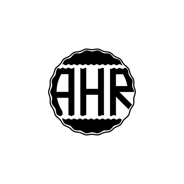 Vector modern letter logo 'ahr'