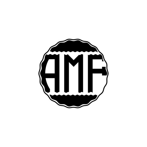 モダンレターロゴ「AMF」