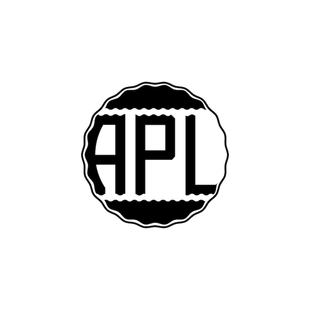 モダンレターロゴ「APL」