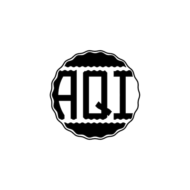 現代文字ロゴ「AQI」