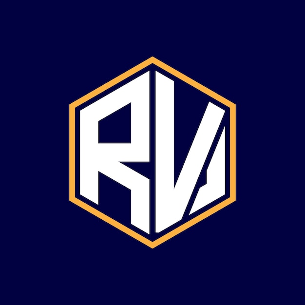 Vector modern letter logo design