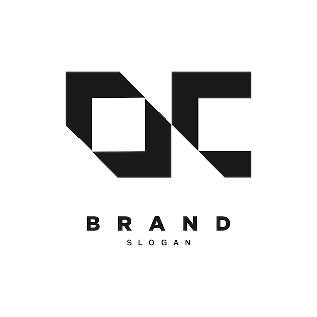 modern letter oc logo design for your brand or business