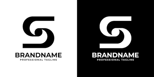 Modern Letter S Logo suitable for any business with S initials