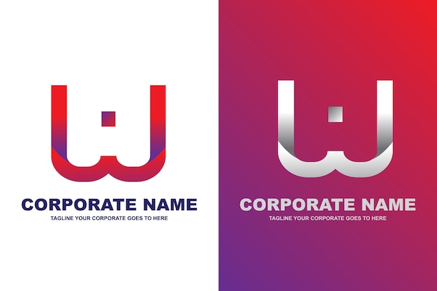 Логотип Modern W W Logo