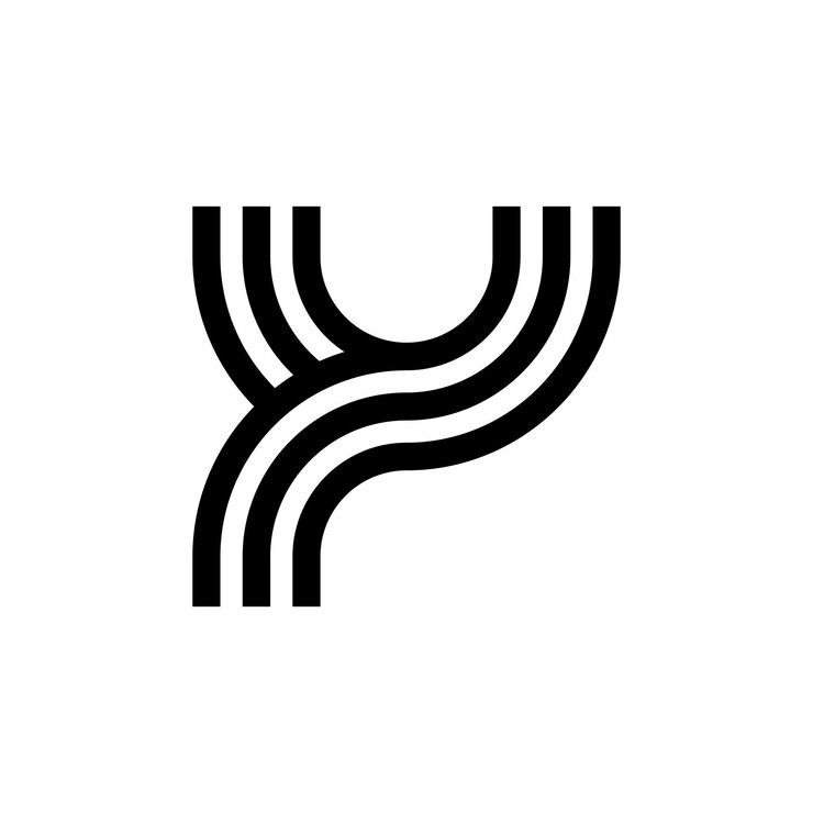 Vector 현대적인 글자 y 모노그램 로고 디자인