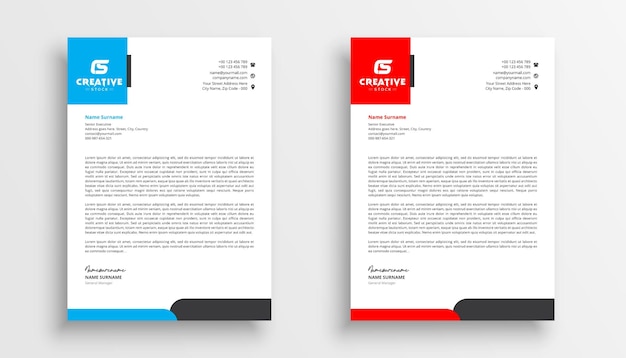 Modern Letterhead Template