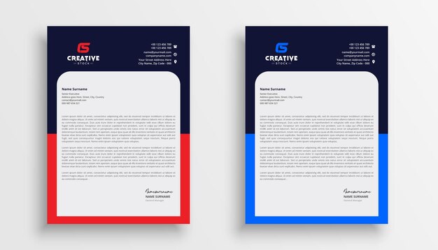 Modern Letterhead Template