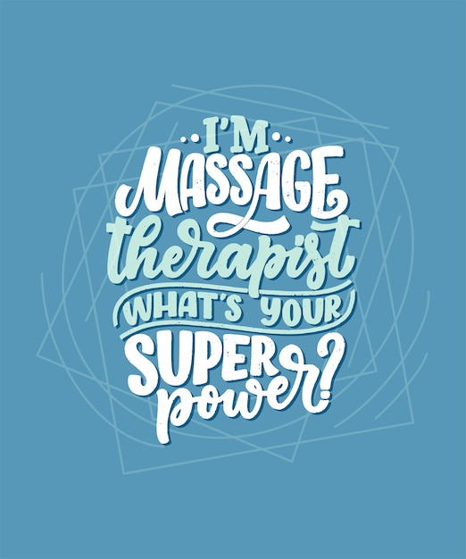 Modern lettering quote illustration