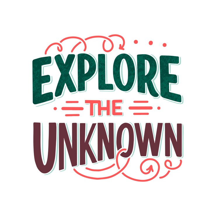 Vector modern lettering quote illustration