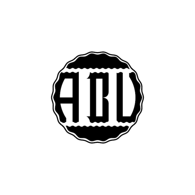 Modern letterlogo 'ABU'