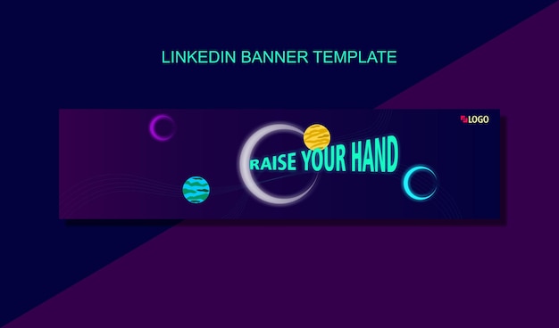 Vector modern linkedin banner