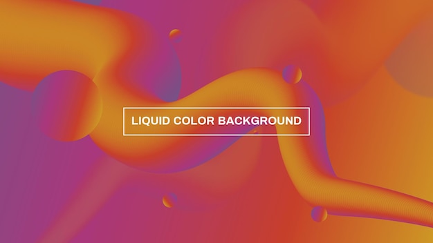 Modern liquid abstract style elegant Gradient background design Background