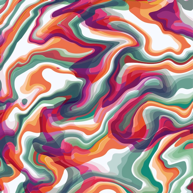 Modern liquid wave background vector. wallpaper, marbling texture, pink and green color