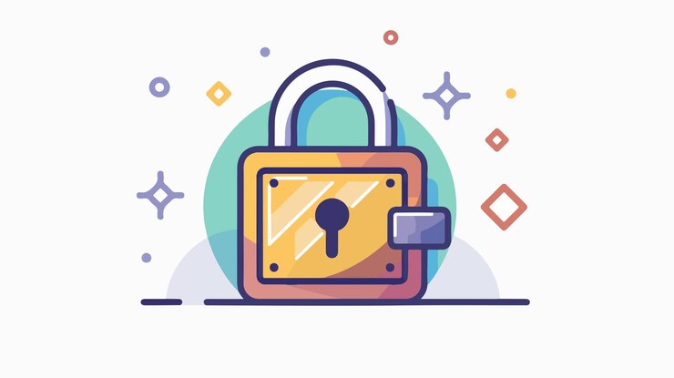 ウェブおよび UI デザイナーのためのモダンなロックアイコン今日のウェブサイトを安全にします