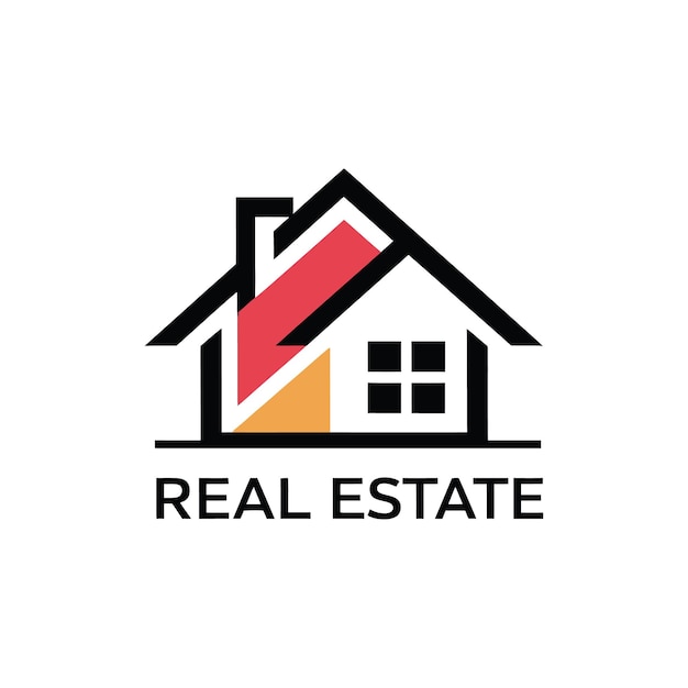 Modern logo design for real estate sector