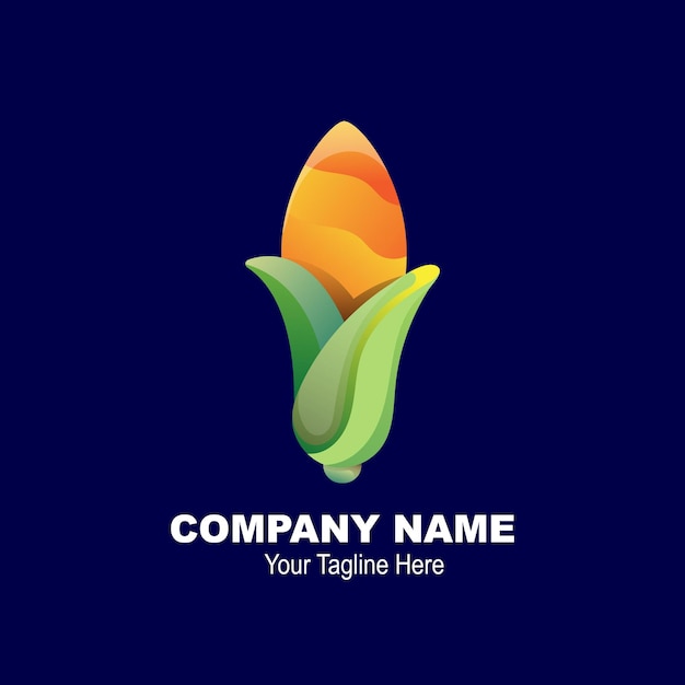 Современный шаблон логотипа gradient colorful style или значок абстрактного для бизнес-индустрии