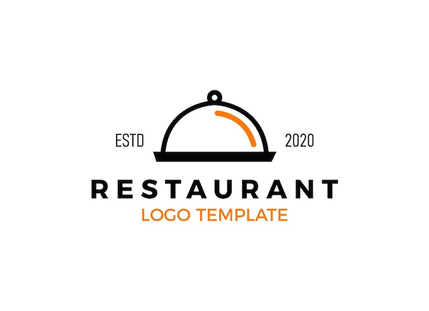 Modern logo of restaurant. restaurant logo template.