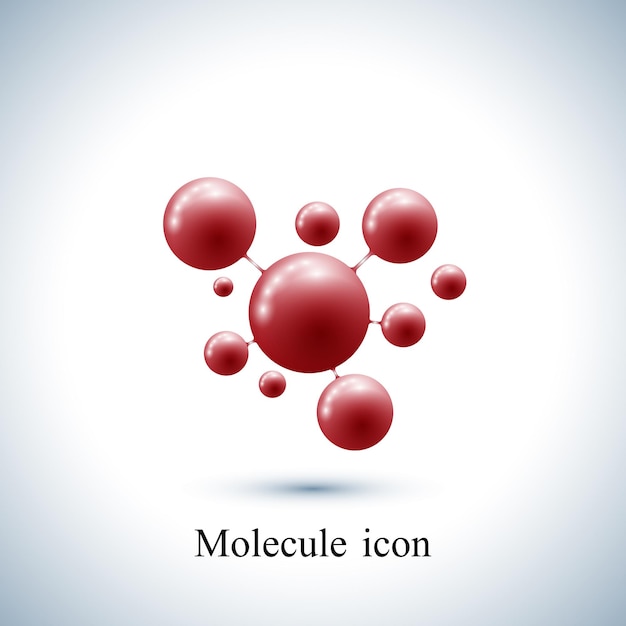 Icona moderna logotipo dna e molecola