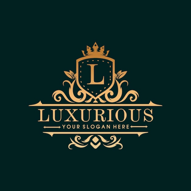 Modern luxurious logo for company