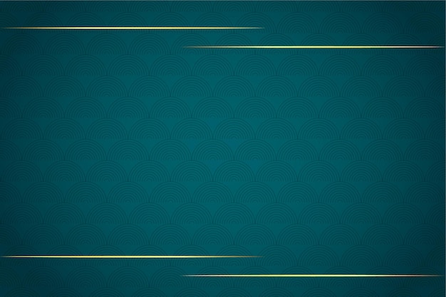 Modern luxury abstract background with golden line elements modern green background for design