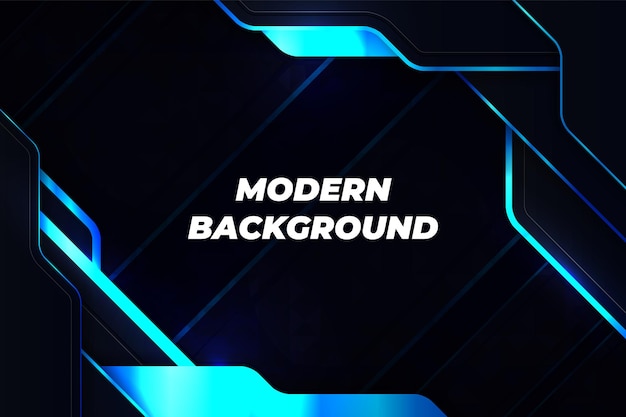 Modern luxury background black and blue with element