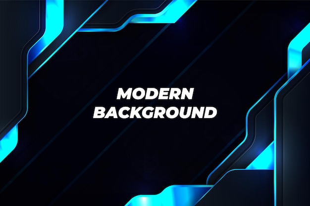 Modern luxury background black and blue with element