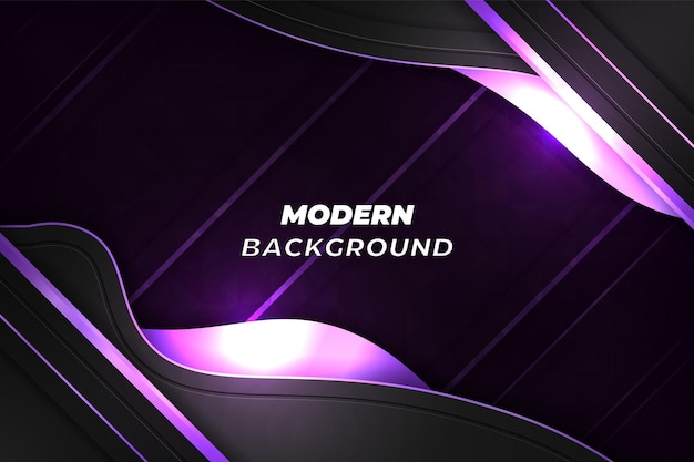 Modern luxury background black and purple with element