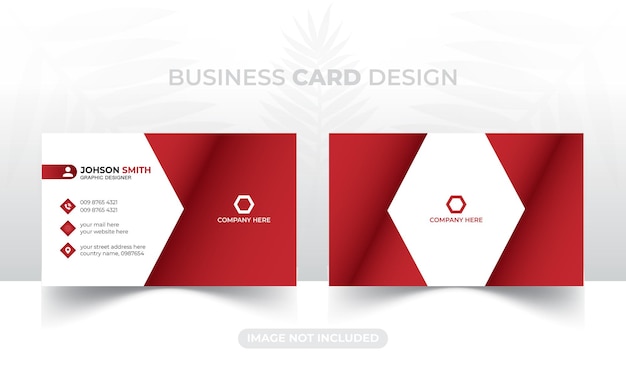 Modern and luxury business card design template