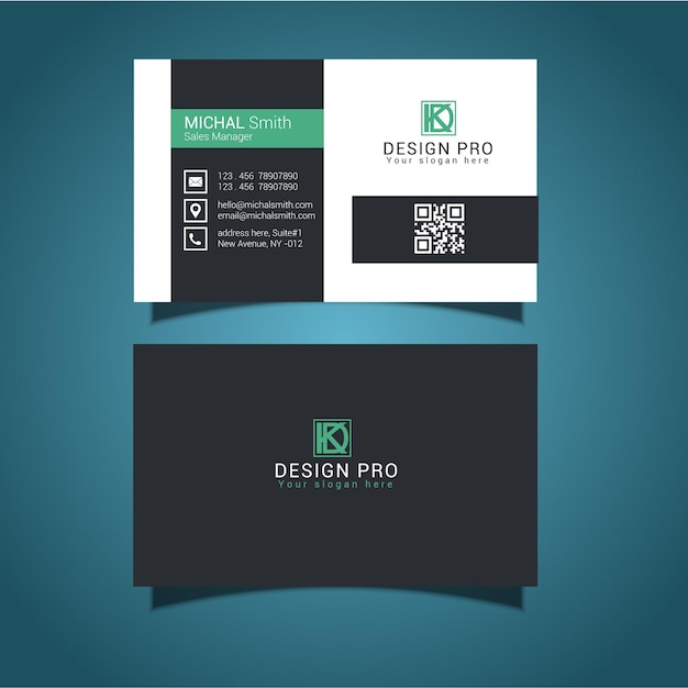 Modern luxury business card design