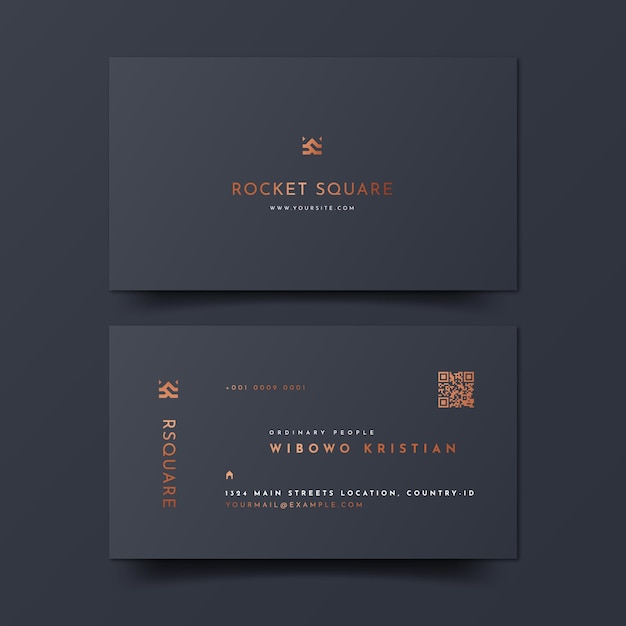 Modern Luxury Business Cards template