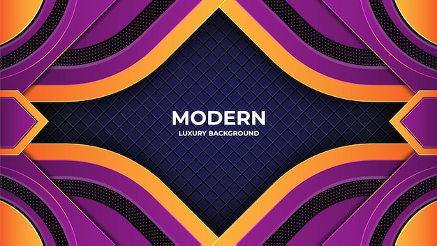 Modern luxury dynamic colorful graphic elements for presentation background design