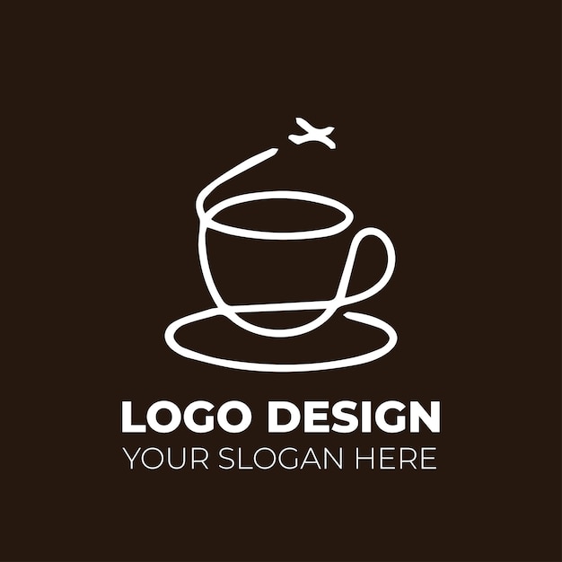 Vettore lusso moderno e design del logo monogramma minimalista