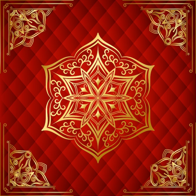 Modern luxury ornamental mandala background