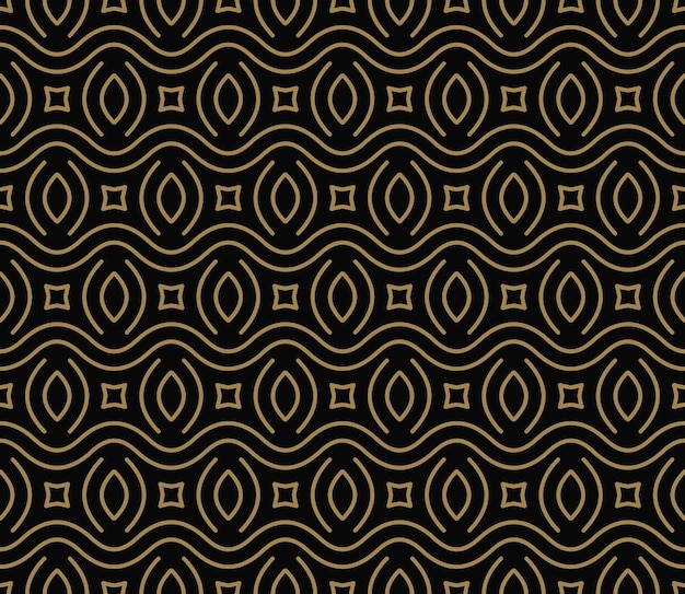 Modern Luxury stylish geometric textures with lines seamless patterns